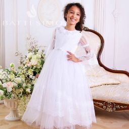 ИЗАБЕЛЛА - белое кружевное платье
